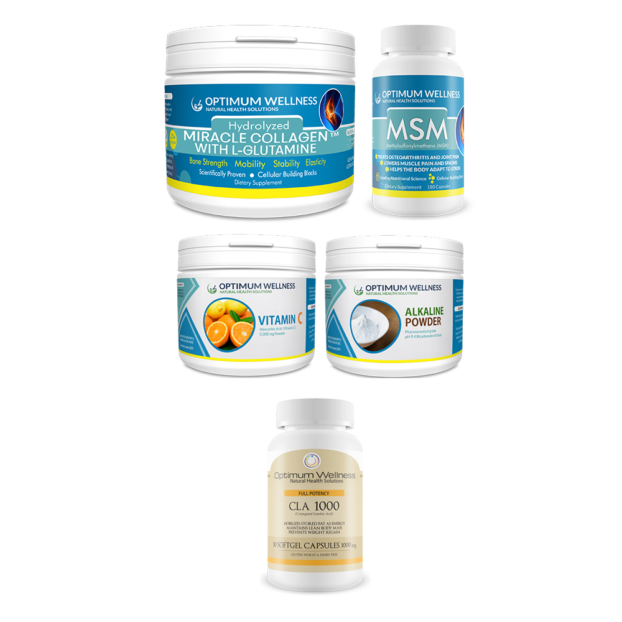 Miracle Collagen With L-Glutamine 2,000mg™ Cla Combo
