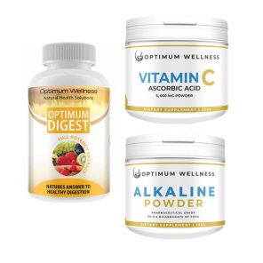 Optimum Digest with Alkaline Vitamin C – Colon Flush for Constipation